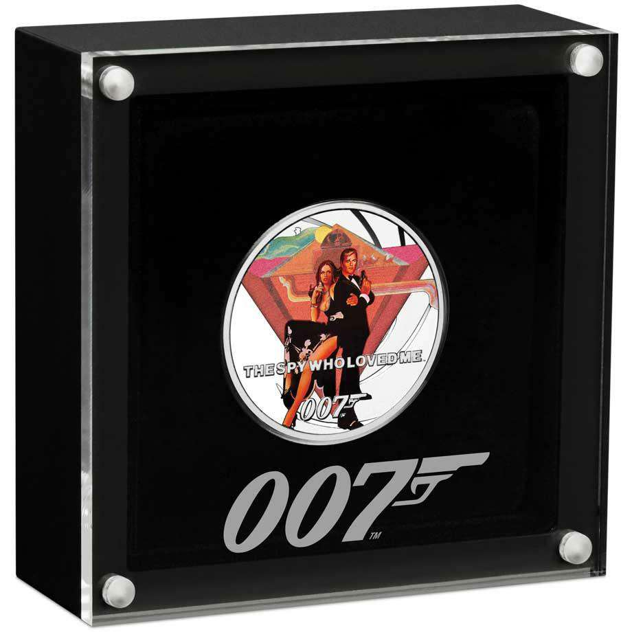 James Bond The Spy Who Loved Me 1/2 oz Silver Proof Coin - By The Perth Mint