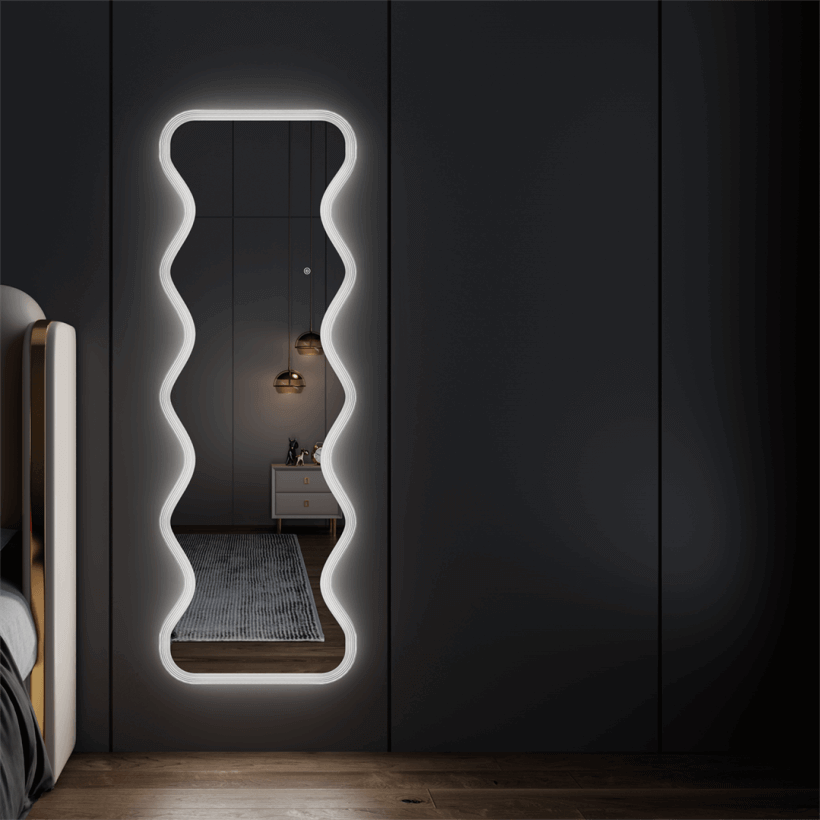 Lana Wavy Full Length Mirror 160 x 50cm