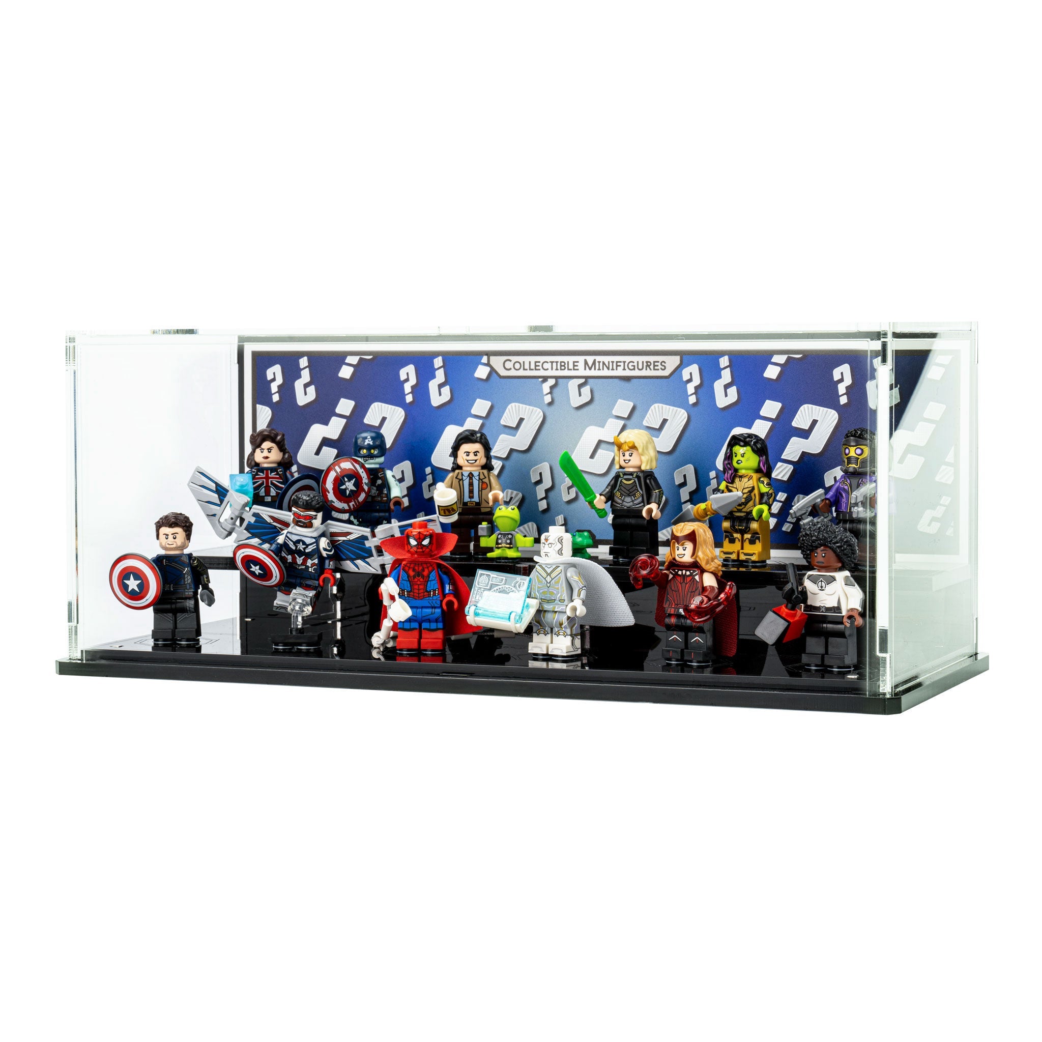 Display Case for LEGO® Marvel Studios Minifigure Series (71031)