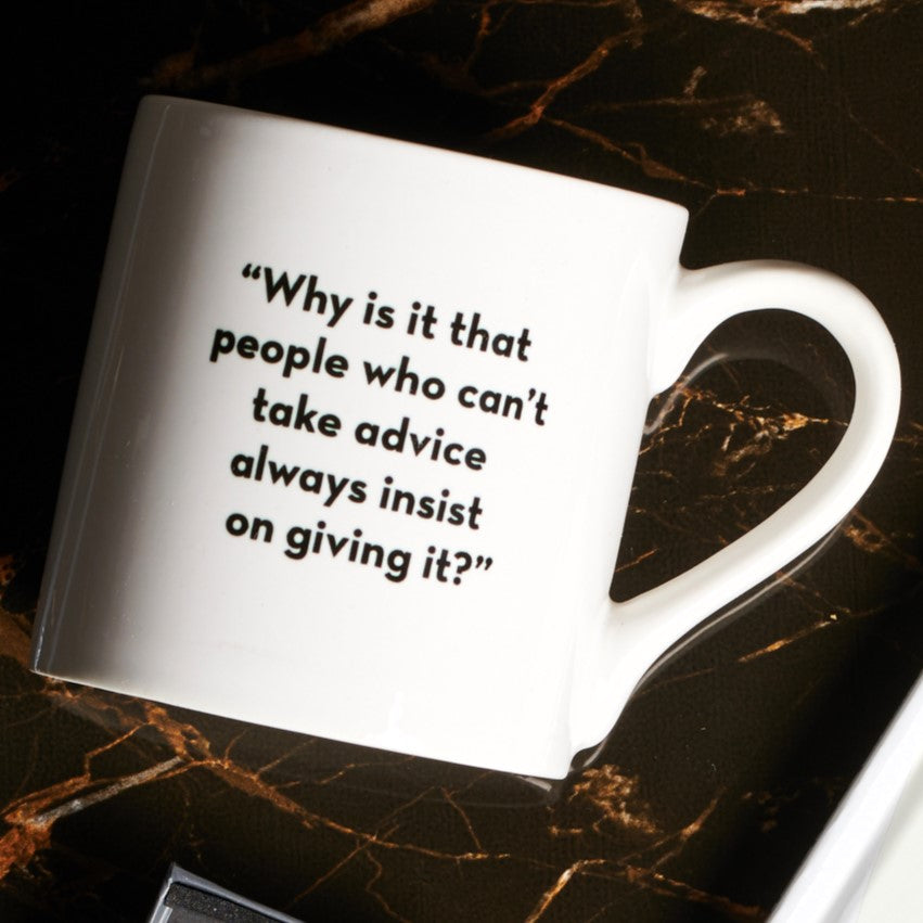 James Bond Advice Quote Bone China Mug