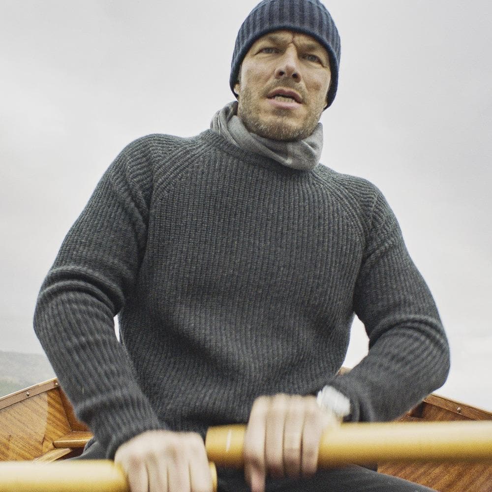James Bond Ribbed Cashmere Hat - The Living Daylights Edition - By N.Peal