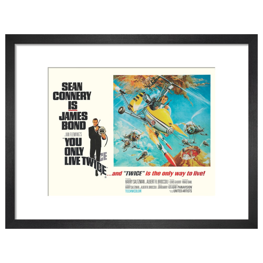 James Bond You Only Live Twice Framed Art Print - By King & McGaw