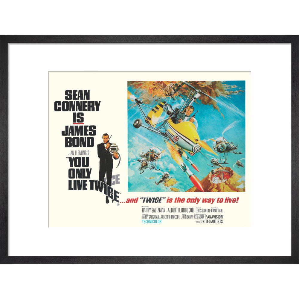 James Bond You Only Live Twice Framed Art Print - By King & McGaw