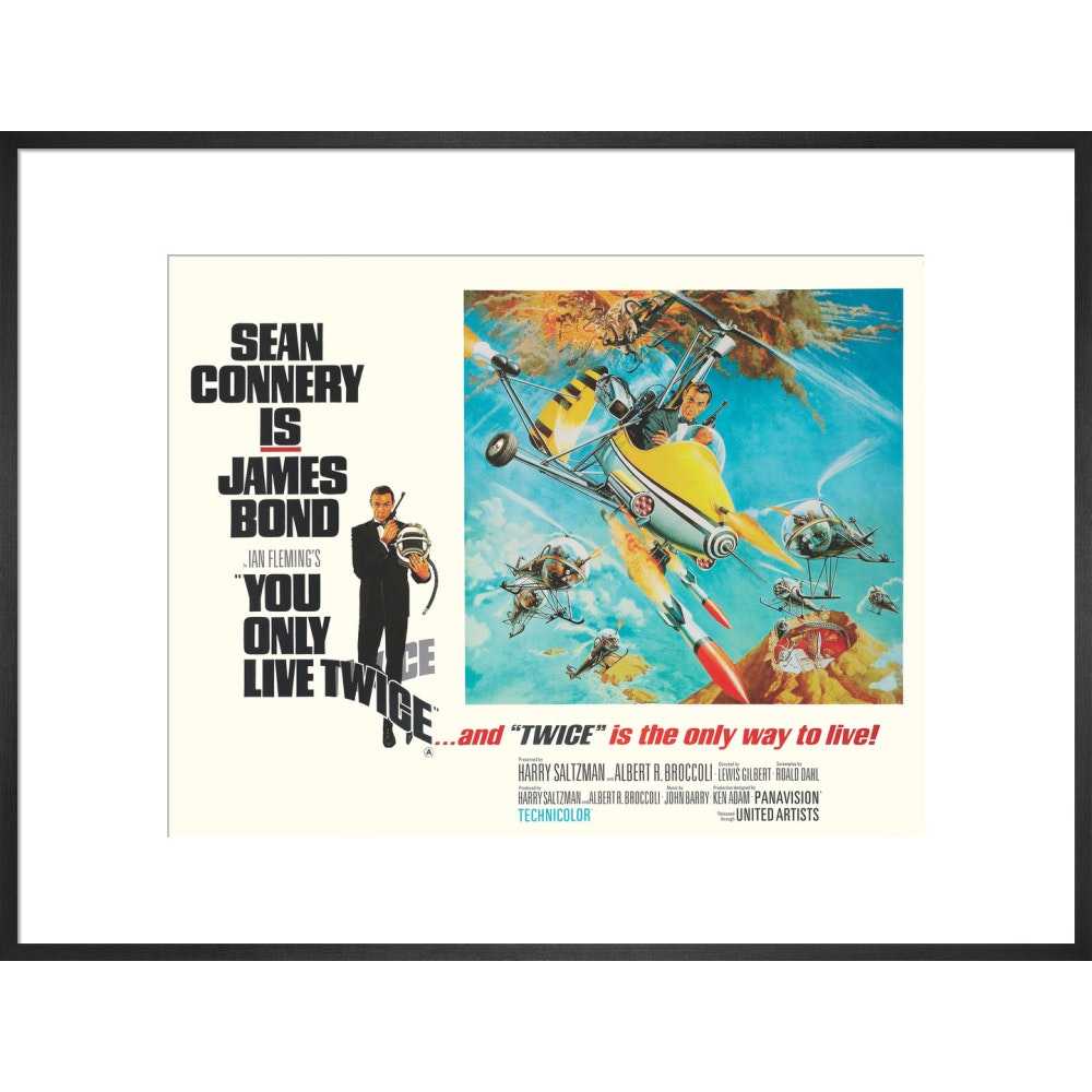 James Bond You Only Live Twice Framed Art Print - By King & McGaw