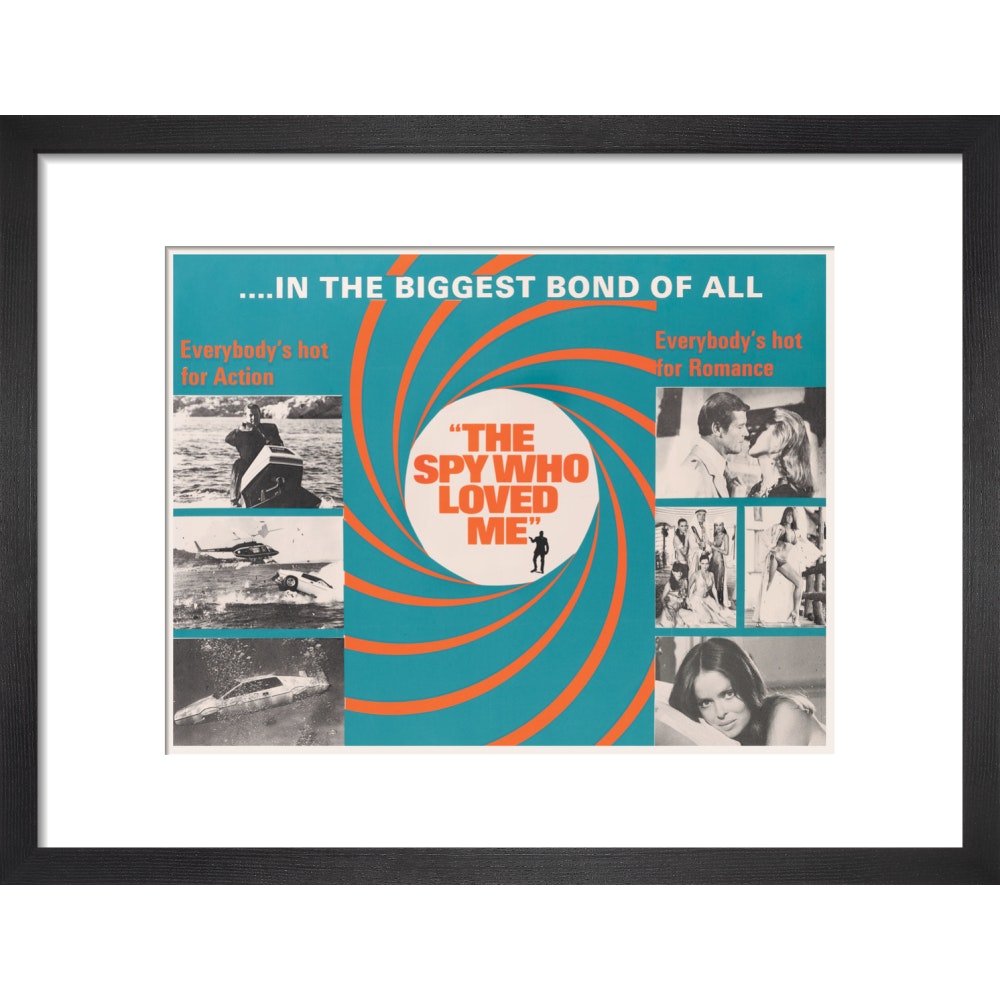 James Bond The Spy Who Loved Me Framed Art Print - By King & McGaw