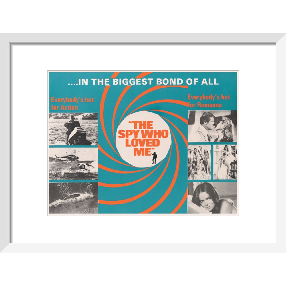 James Bond The Spy Who Loved Me Framed Art Print - By King & McGaw