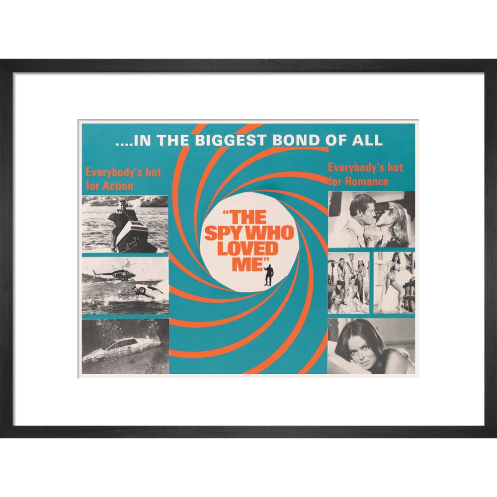 James Bond The Spy Who Loved Me Framed Art Print - By King & McGaw