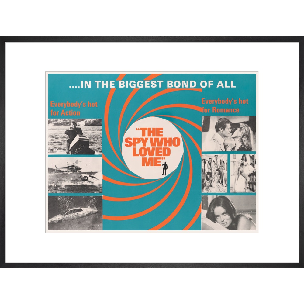 James Bond The Spy Who Loved Me Framed Art Print - By King & McGaw