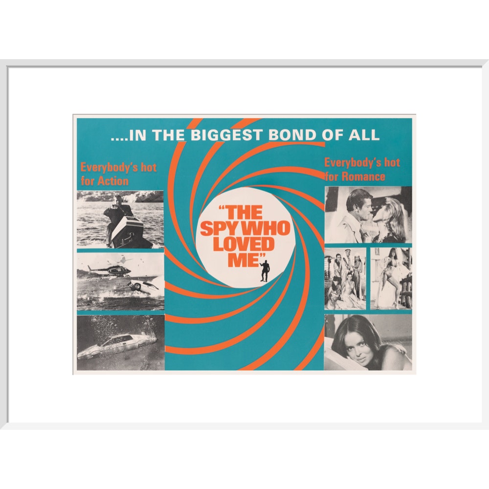 James Bond The Spy Who Loved Me Framed Art Print - By King & McGaw