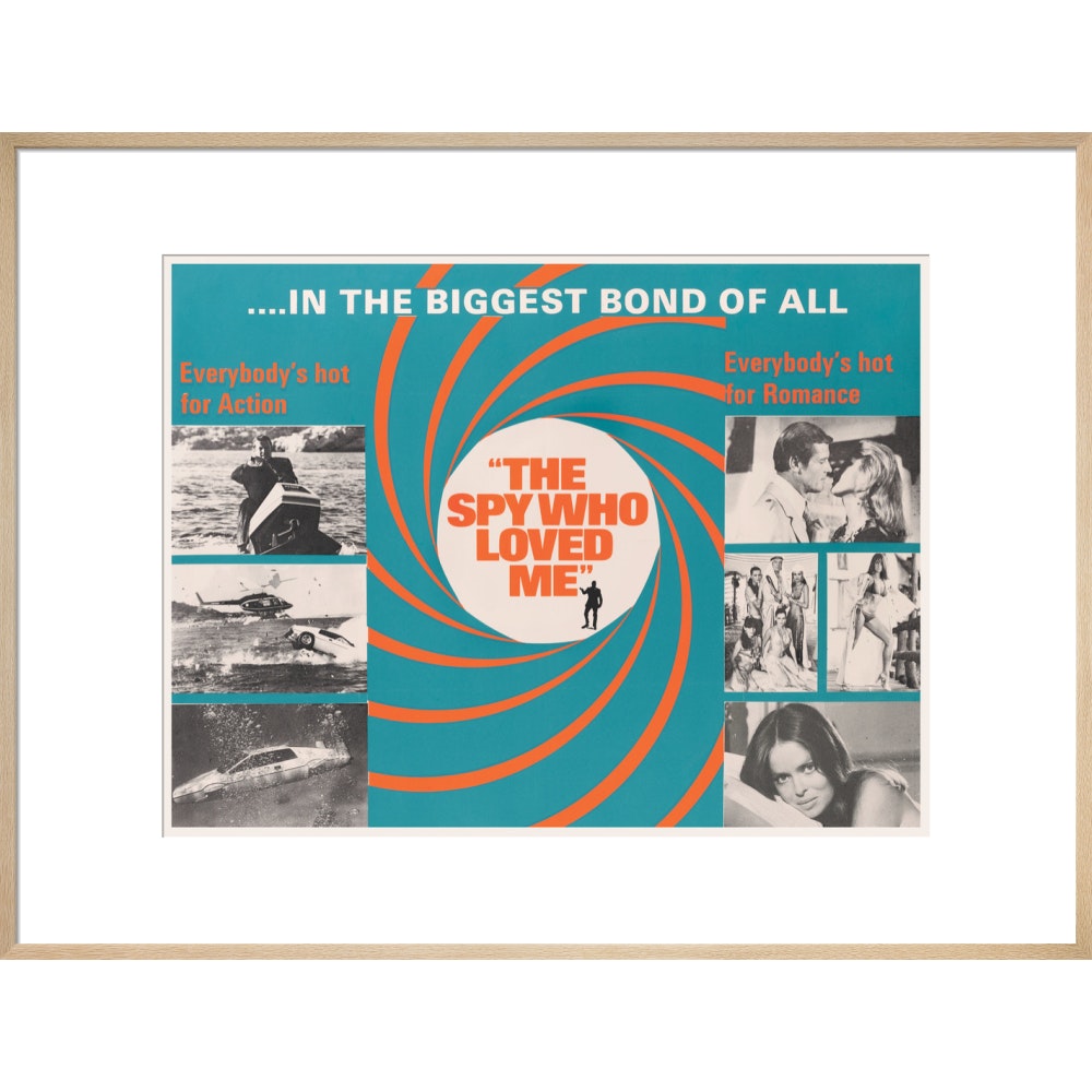 James Bond The Spy Who Loved Me Framed Art Print - By King & McGaw