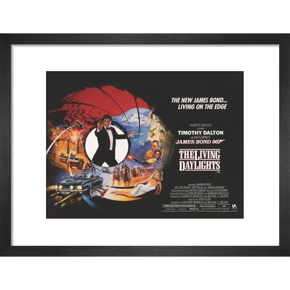 James Bond The Living Daylights Framed Art Print - By King & McGaw