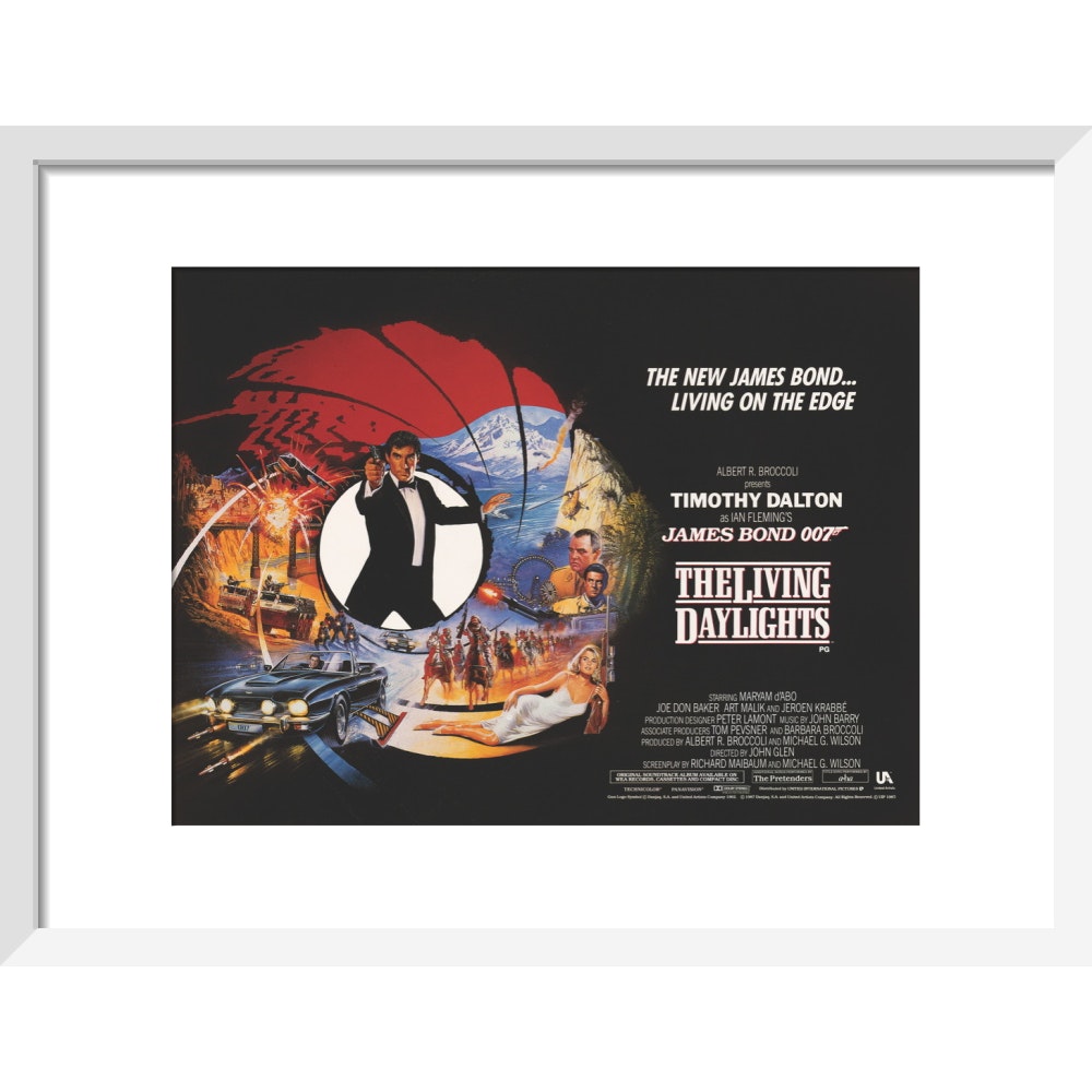 James Bond The Living Daylights Framed Art Print - By King & McGaw