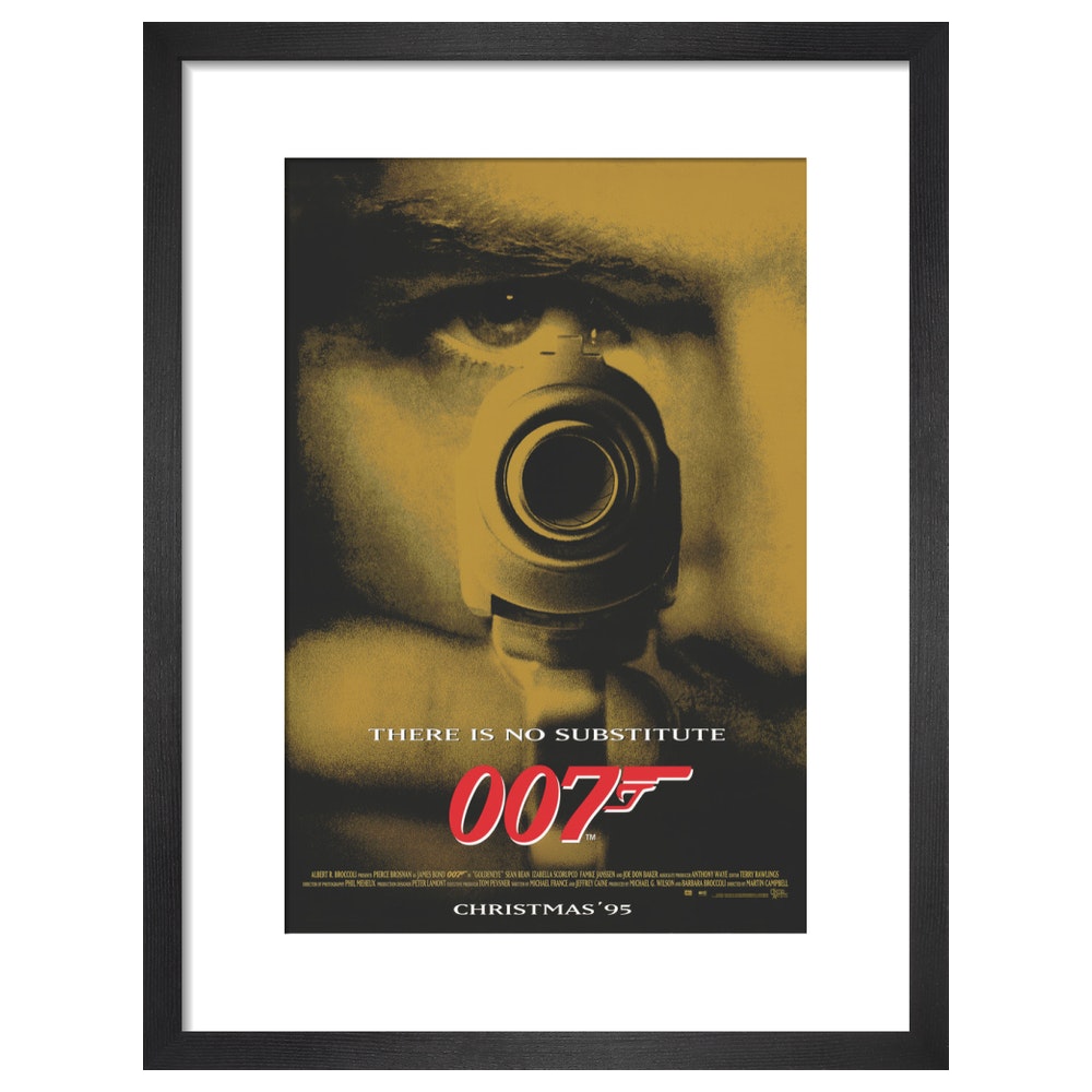 James Bond GoldenEye Framed Art Print - By King & McGaw