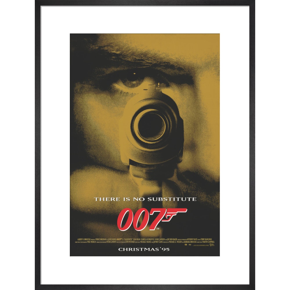 James Bond GoldenEye Framed Art Print - By King & McGaw
