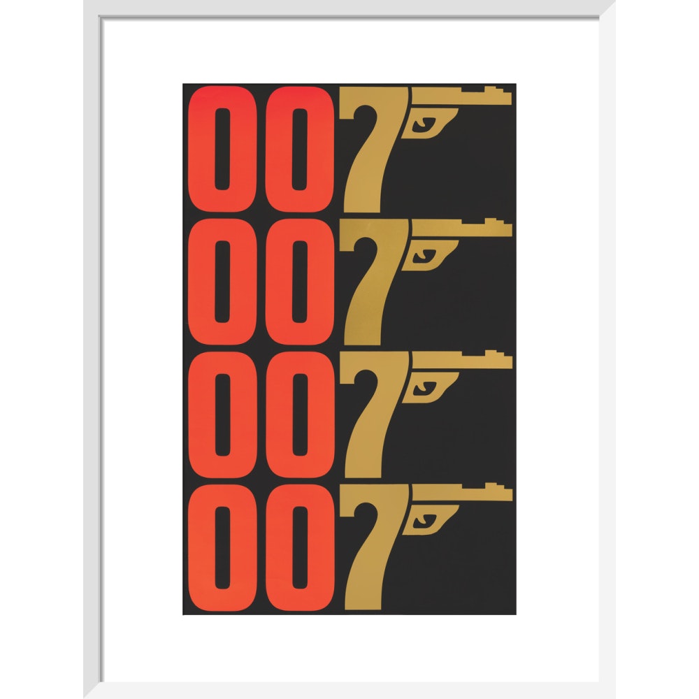 James Bond The Man With The Golden Gun Graphic Framed Art Print - By King & McGaw