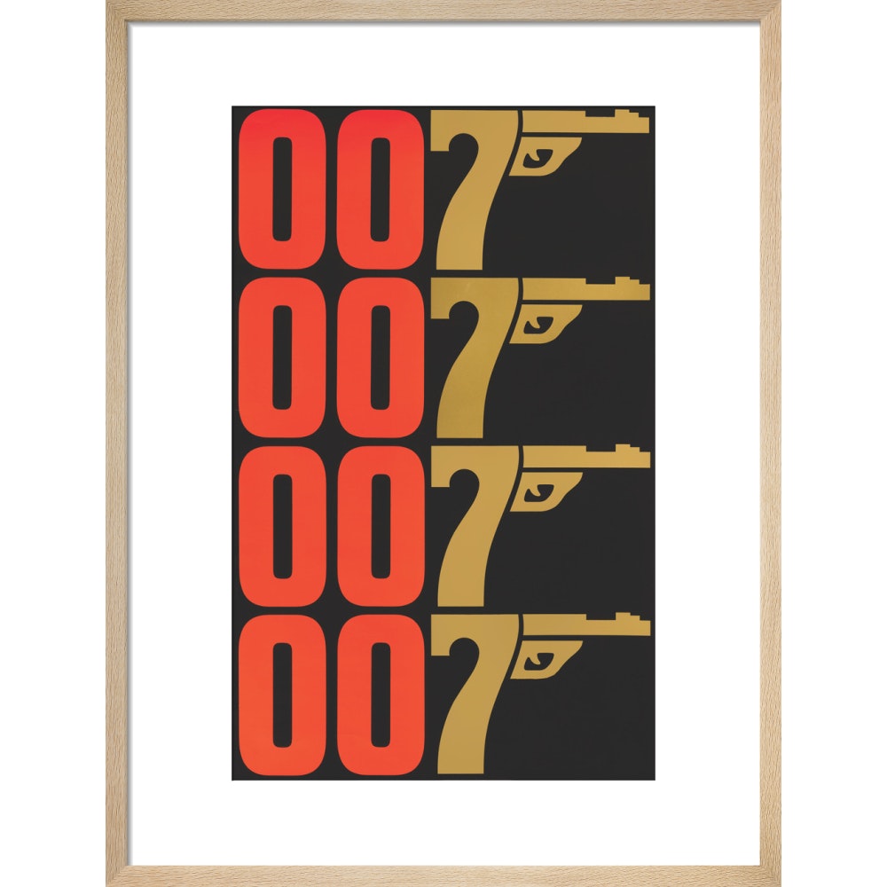 James Bond The Man With The Golden Gun Graphic Framed Art Print - By King & McGaw