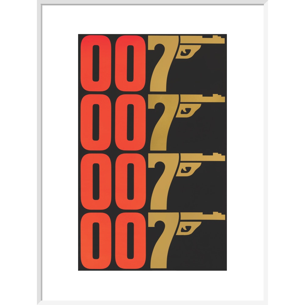 James Bond The Man With The Golden Gun Graphic Framed Art Print - By King & McGaw