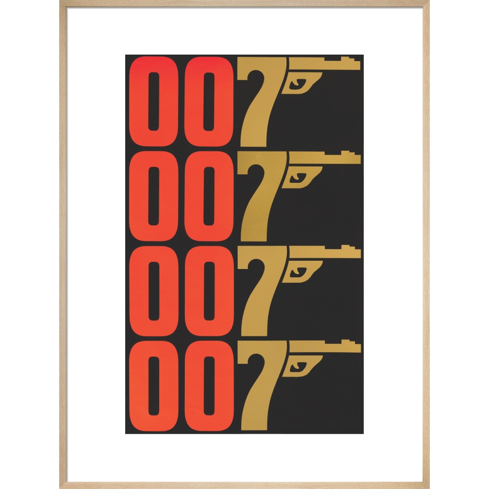 James Bond The Man With The Golden Gun Graphic Framed Art Print - By King & McGaw