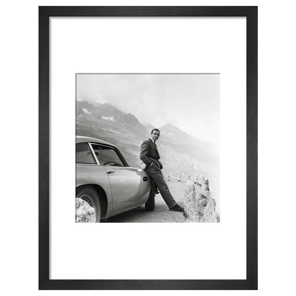James Bond Goldfinger Publicity Still Framed Art Print - By King & McGaw