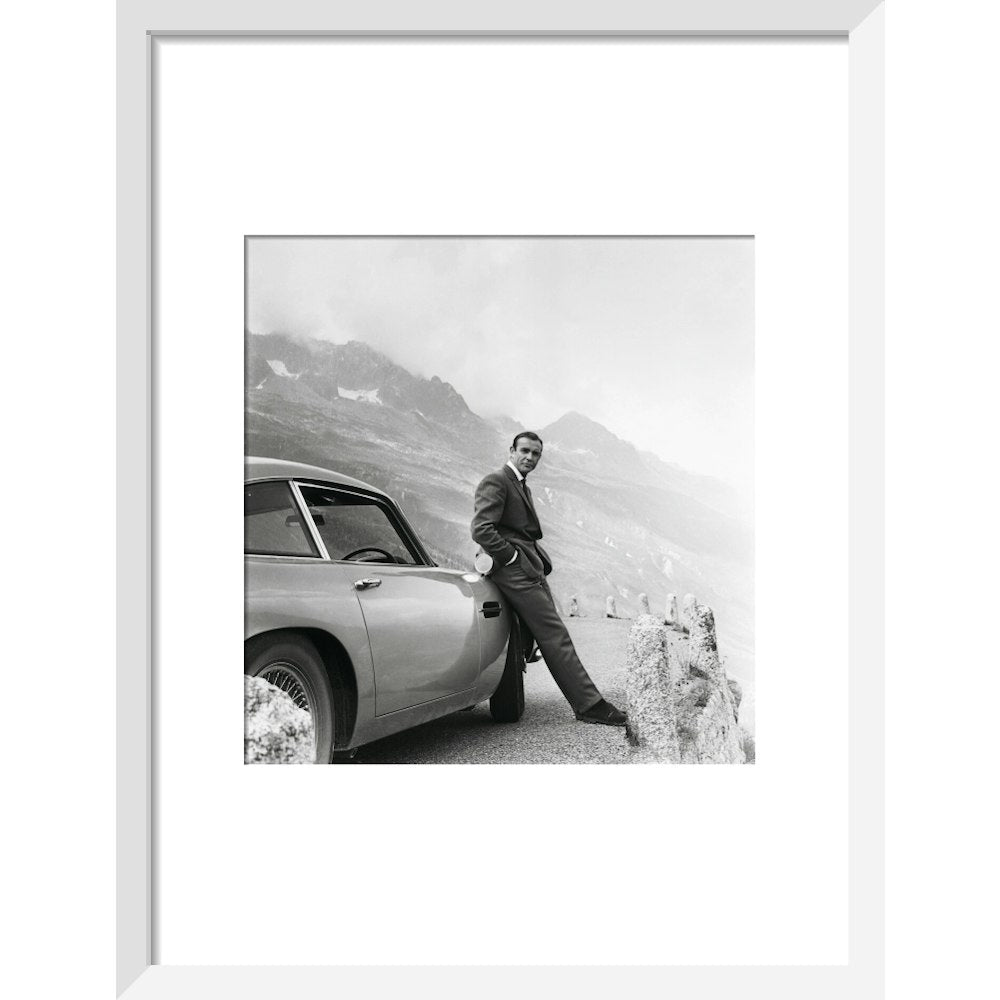 James Bond Goldfinger Publicity Still Framed Art Print - By King & McGaw