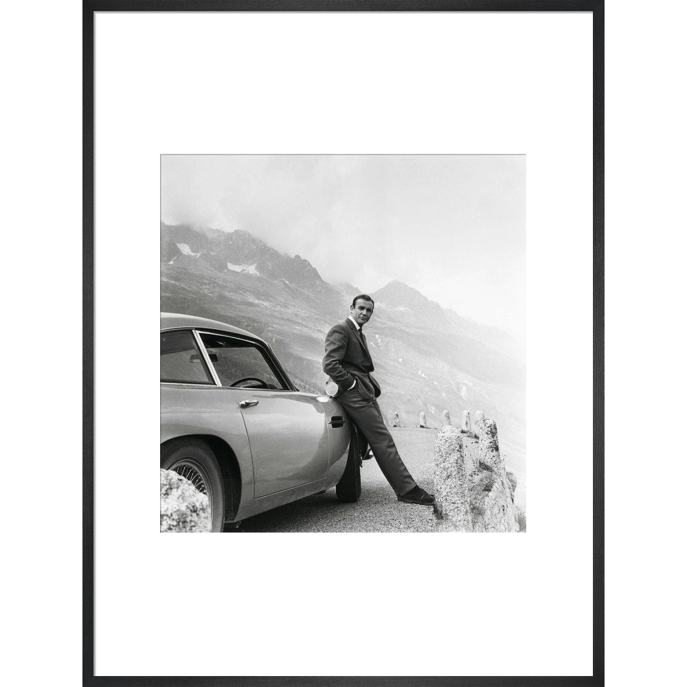 James Bond Goldfinger Publicity Still Framed Art Print - By King & McGaw