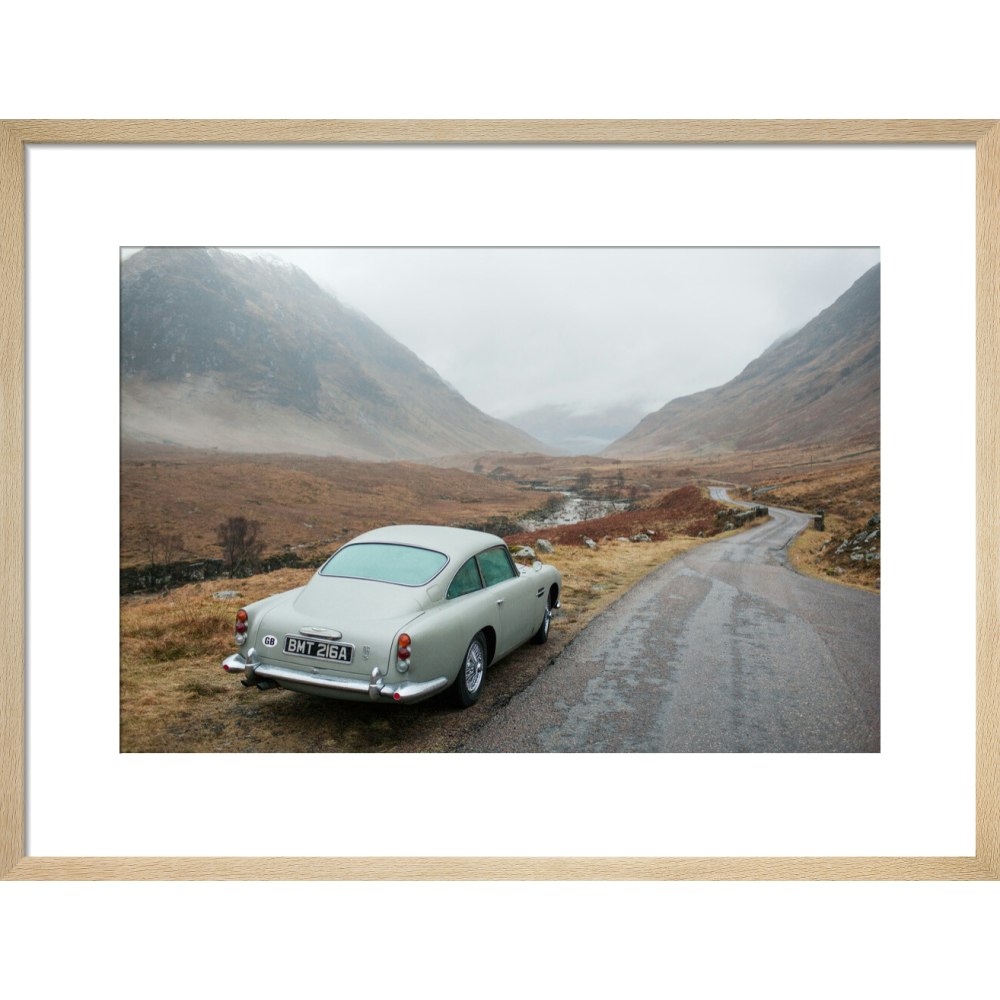 James Bond Skyfall DB5 Framed Art Print - By King & McGaw