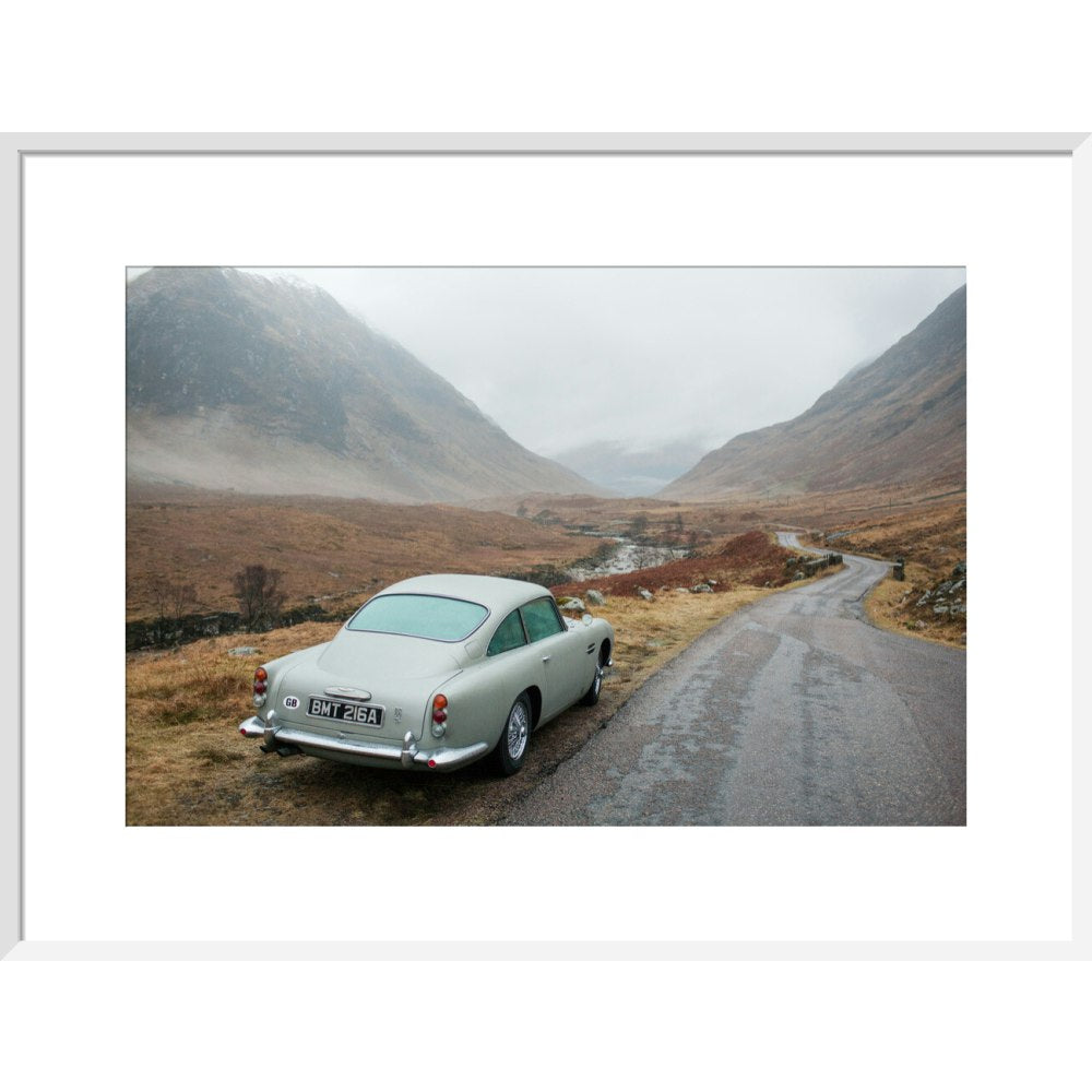 James Bond Skyfall DB5 Framed Art Print - By King & McGaw