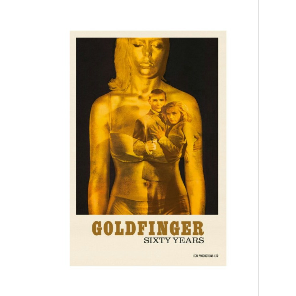 James Bond 60 Years of Goldfinger Framed Art Print - By King & McGaw