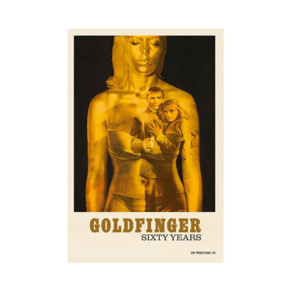 James Bond 60 Years of Goldfinger Framed Art Print - By King & McGaw