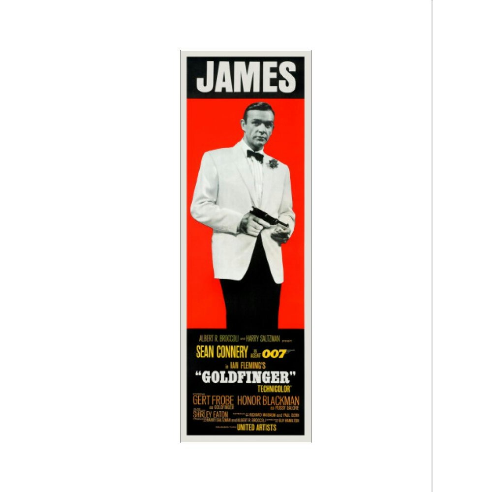 James Bond Goldfinger James Framed Art Print - By King & McGaw