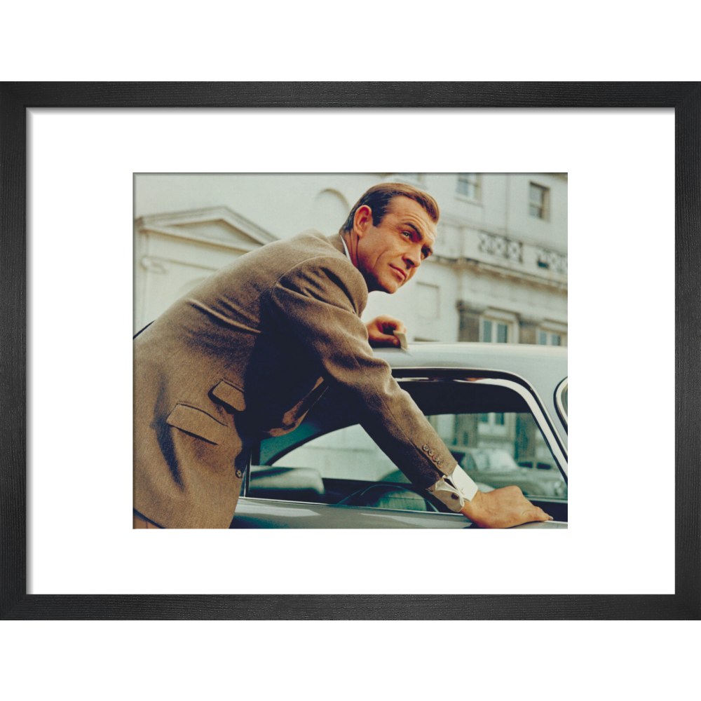 James Bond Goldfinger Sean Connery Film Still Framed Art Print - By King & McGaw