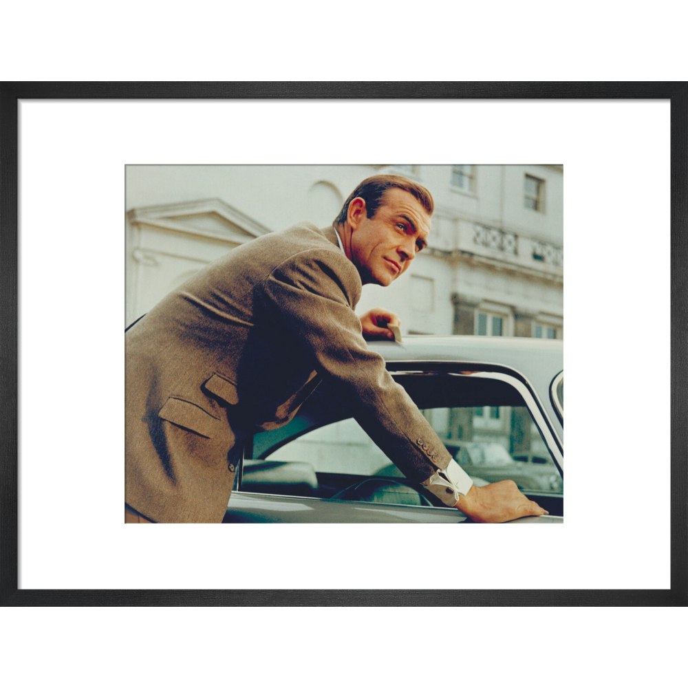 James Bond Goldfinger Sean Connery Film Still Framed Art Print - By King & McGaw