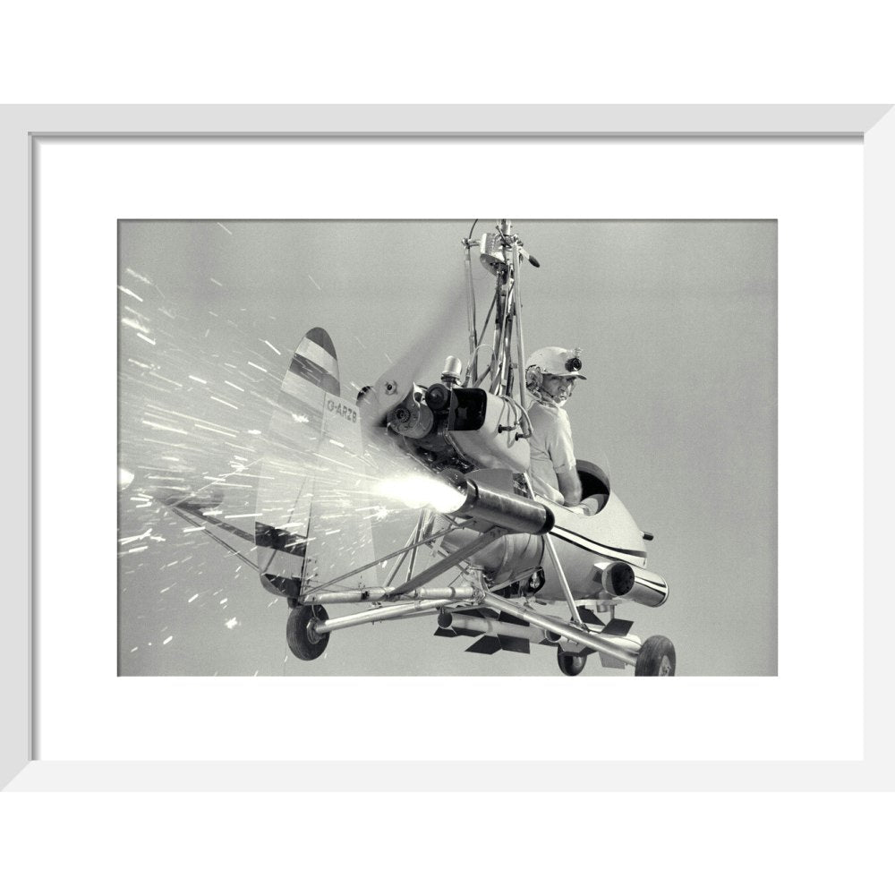 James Bond You Only Live Twice Little Nellie Studio Still Framed Art Print - By King & McGaw