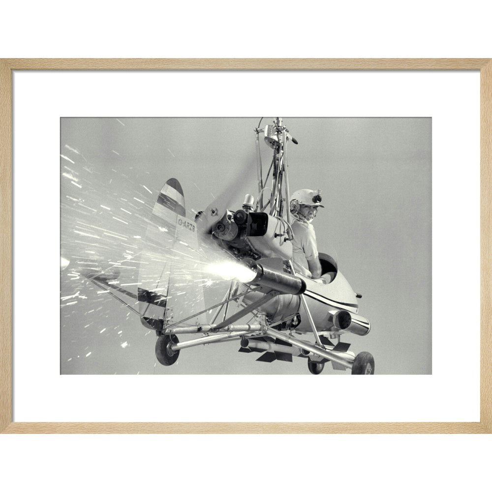 James Bond You Only Live Twice Little Nellie Studio Still Framed Art Print - By King & McGaw
