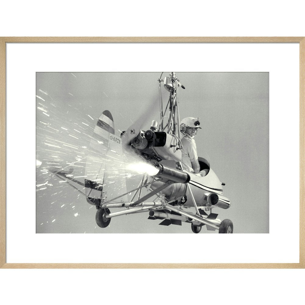 James Bond You Only Live Twice Little Nellie Studio Still Framed Art Print - By King & McGaw