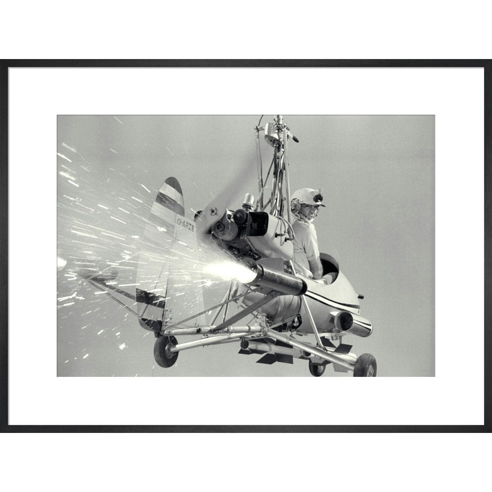 James Bond You Only Live Twice Little Nellie Studio Still Framed Art Print - By King & McGaw