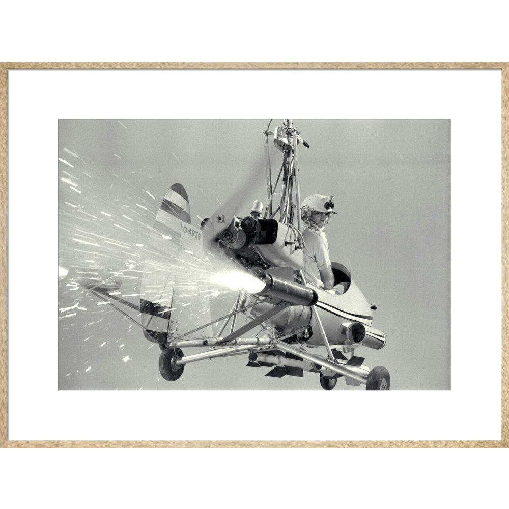 James Bond You Only Live Twice Little Nellie Studio Still Framed Art Print - By King & McGaw