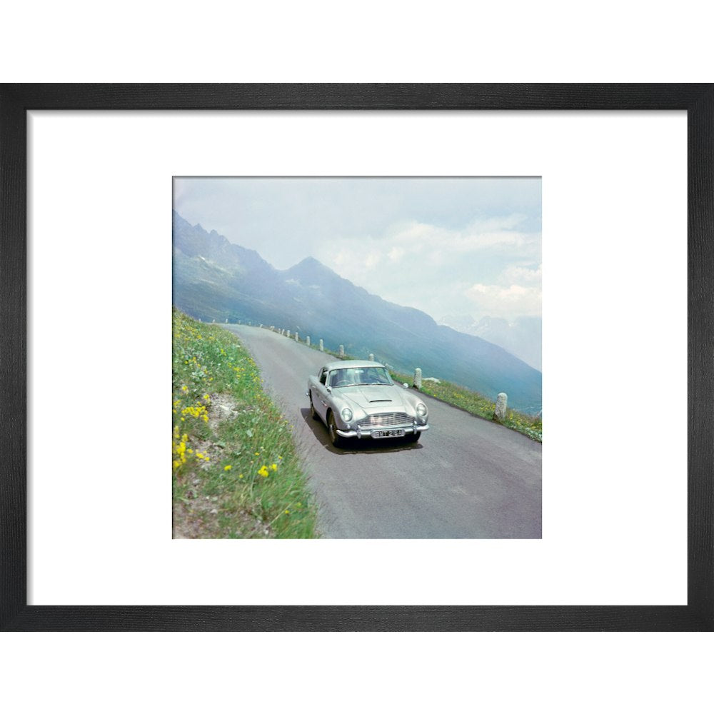 James Bond Goldfinger DB5 Film Still Framed Art Print - By King & McGaw