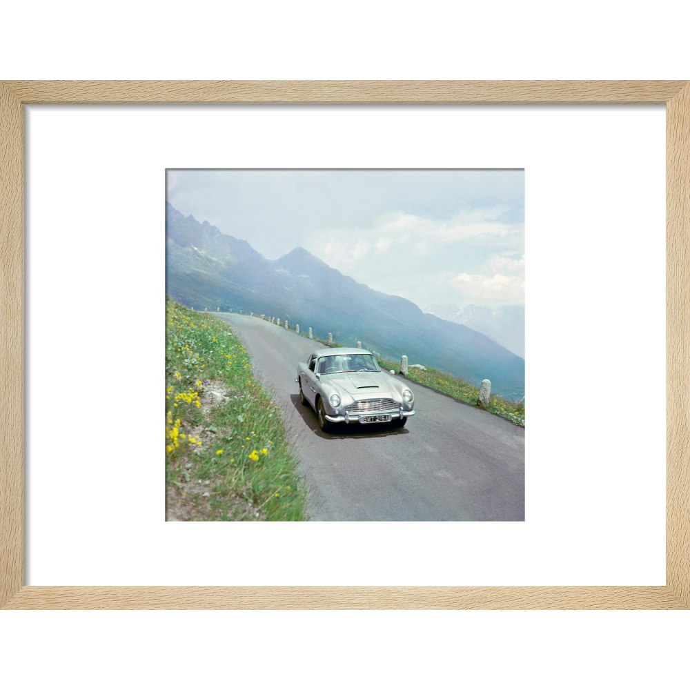 James Bond Goldfinger DB5 Film Still Framed Art Print - By King & McGaw