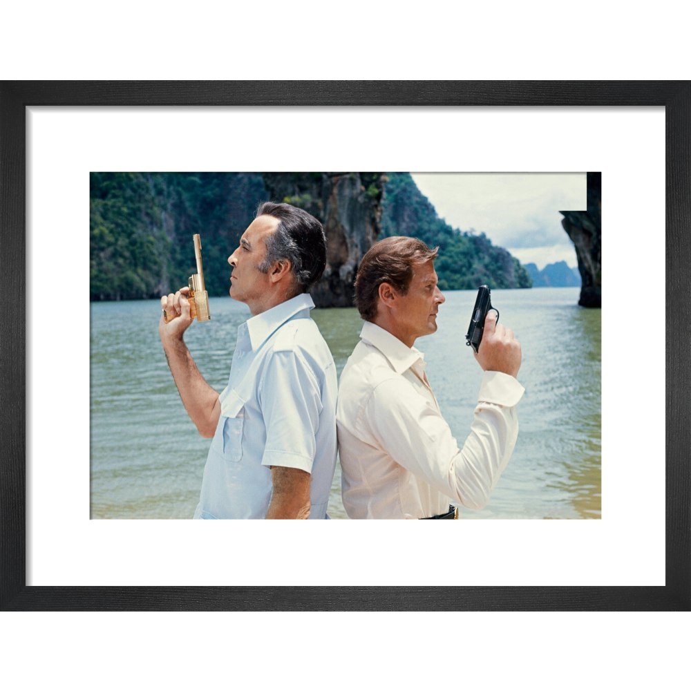 James Bond The Man With The Golden Gun Duel Film Still Framed Art Print - By King & McGaw