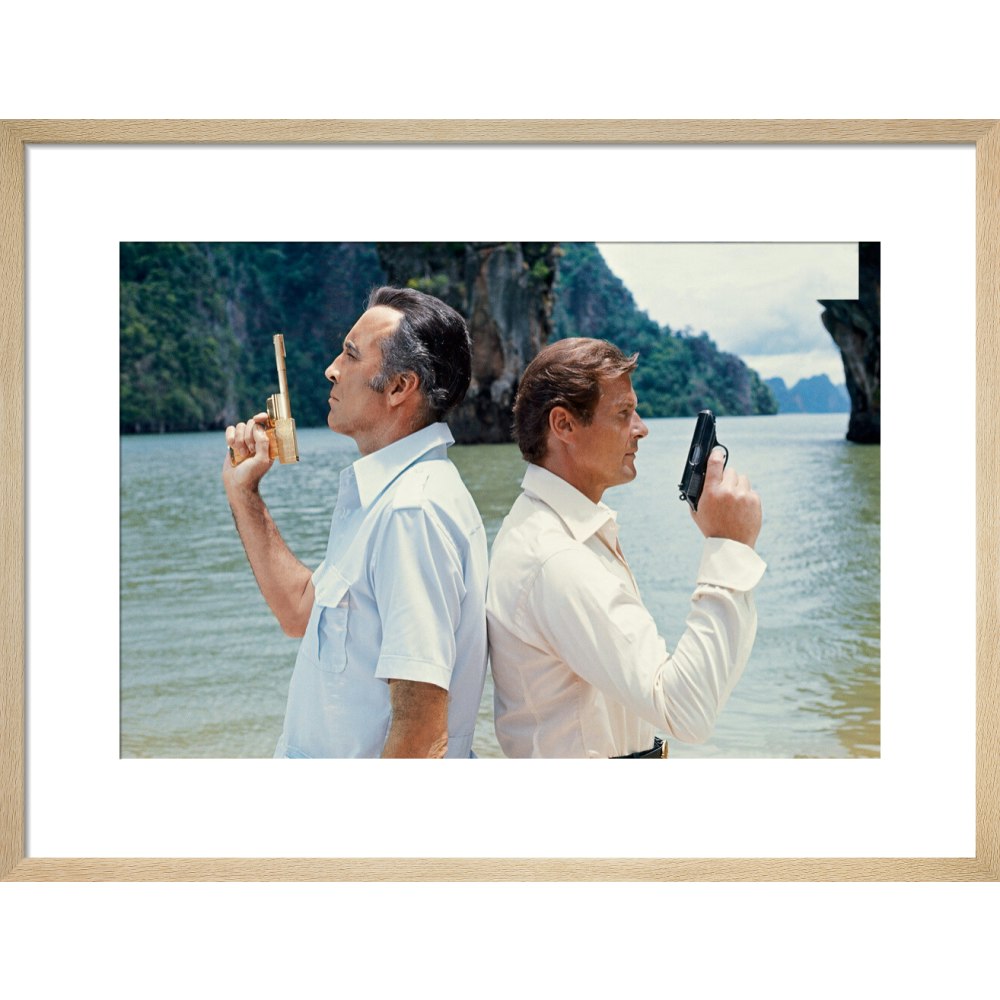 James Bond The Man With The Golden Gun Duel Film Still Framed Art Print - By King & McGaw