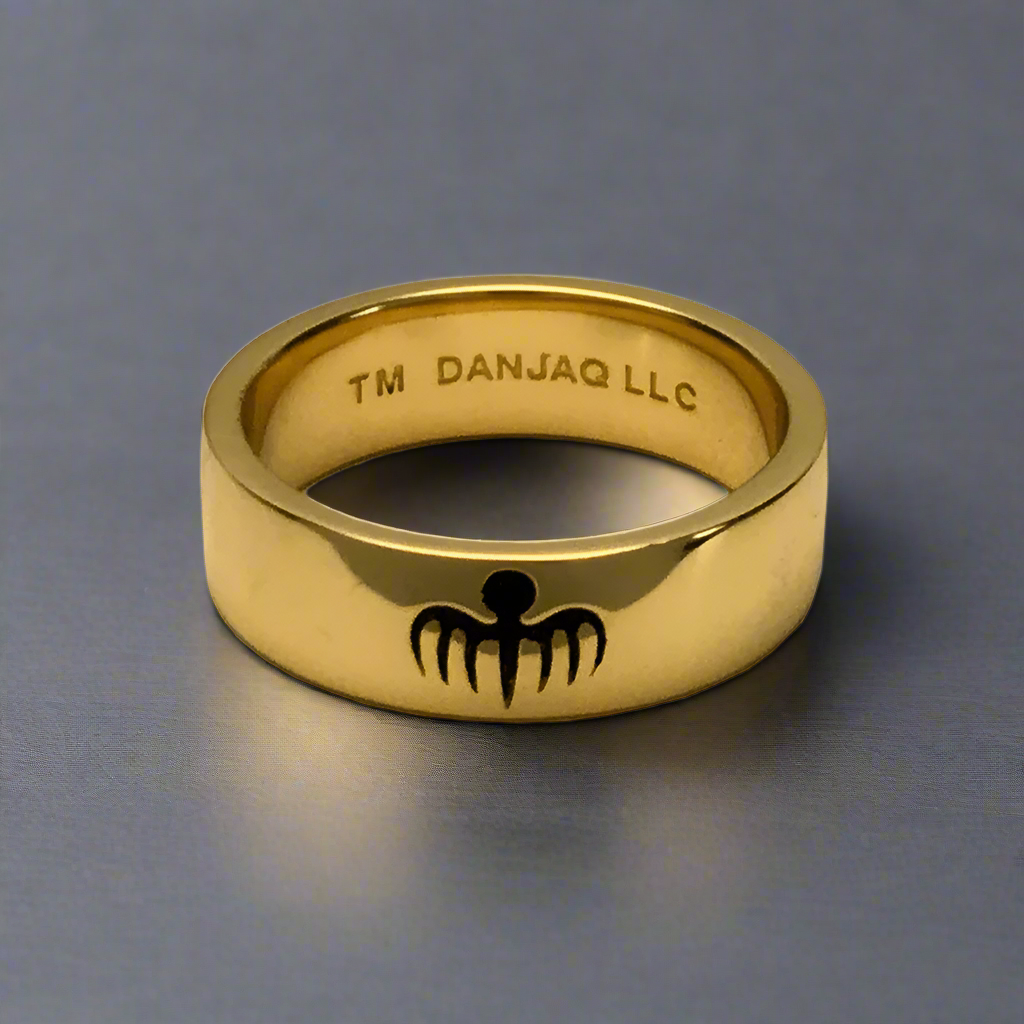 James Bond Blofeld No.1 SPECTRE Agent 18ct Gold Ring Prop Replica