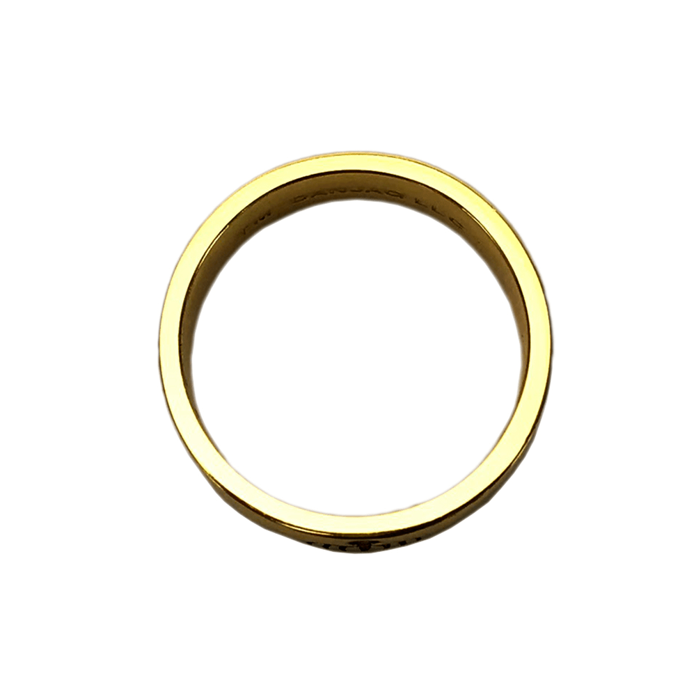 James Bond Blofeld No.1 SPECTRE Agent 18ct Gold Ring Prop Replica
