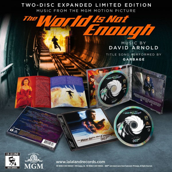 James Bond The World Is Not Enough Soundtrack Double CD Set - Expanded Remastered Edition