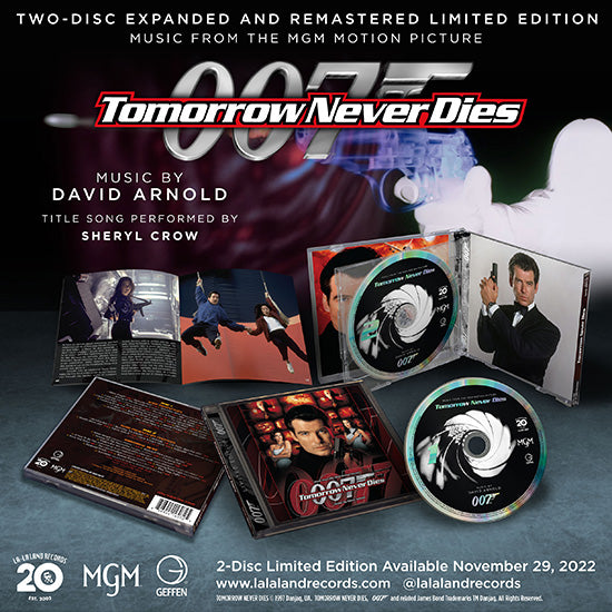 James Bond Tomorrow Never Dies Soundtrack Double CD Set - Expanded Remastered Edition