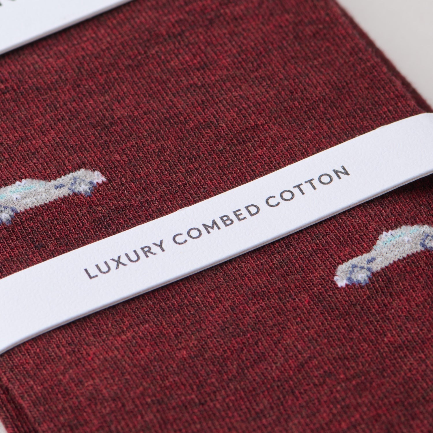"The Burgundy 007 DB5" James Bond Socks - By The London Sock Exchange