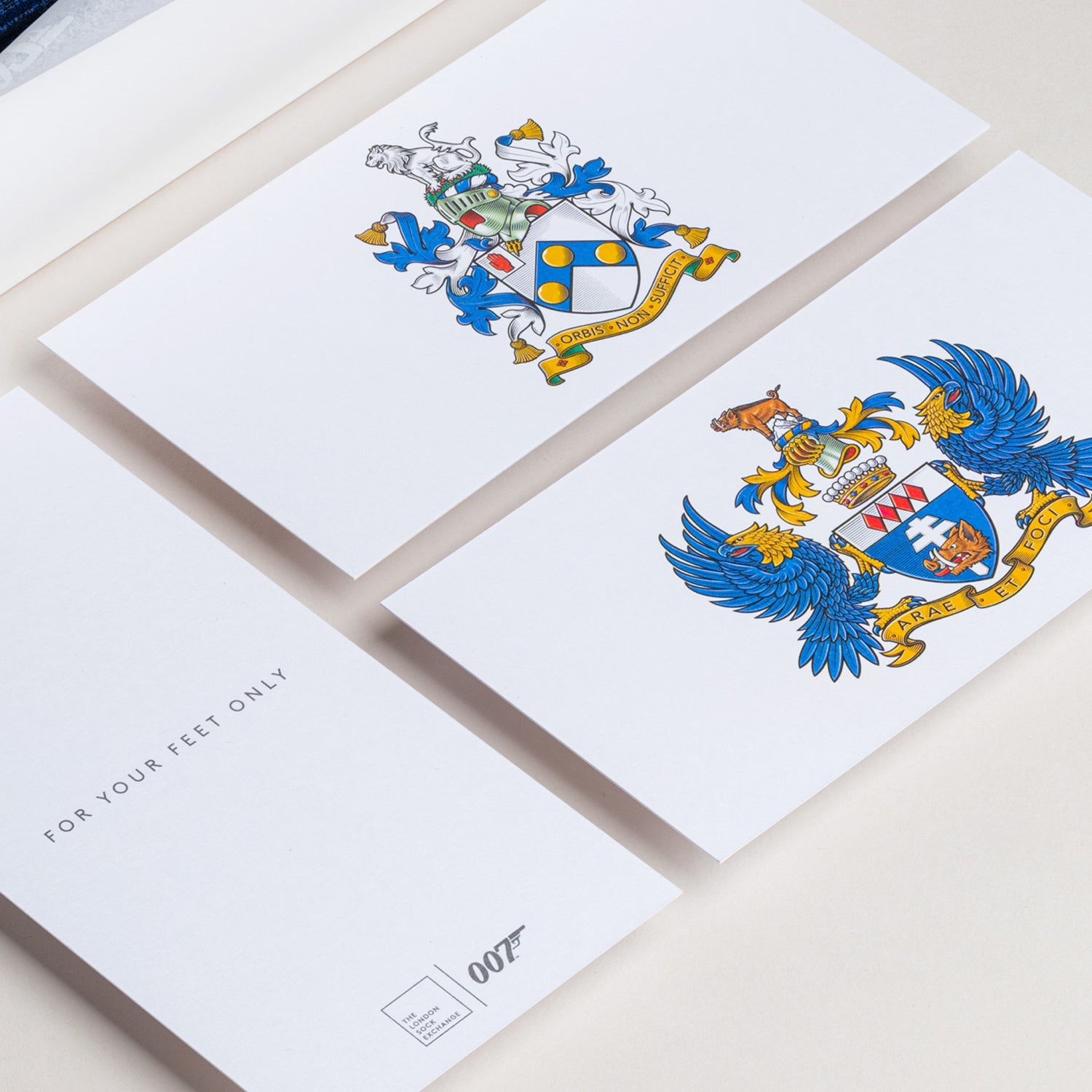 James Bond Two Sock Giftbox - Heraldry Edition - By The London Sock Exchange