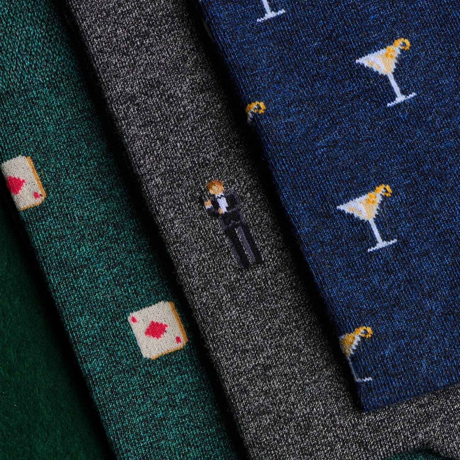 James Bond Three Sock Gift Box - Casino Royale Edition - By The London Sock Exchange