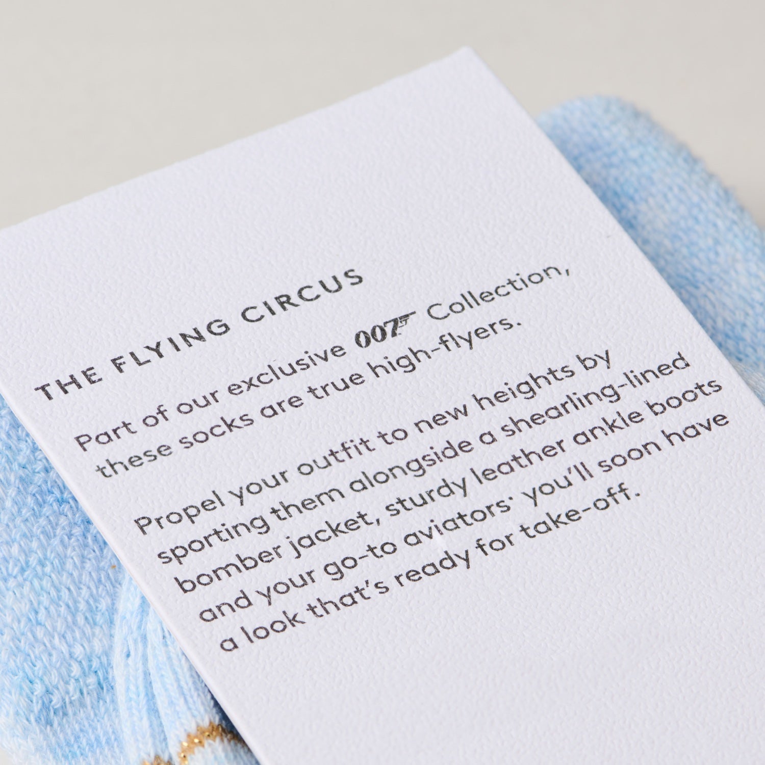 "The Flying Circus" James Bond Socks - Goldfinger Edition - By The London Sock Exchange