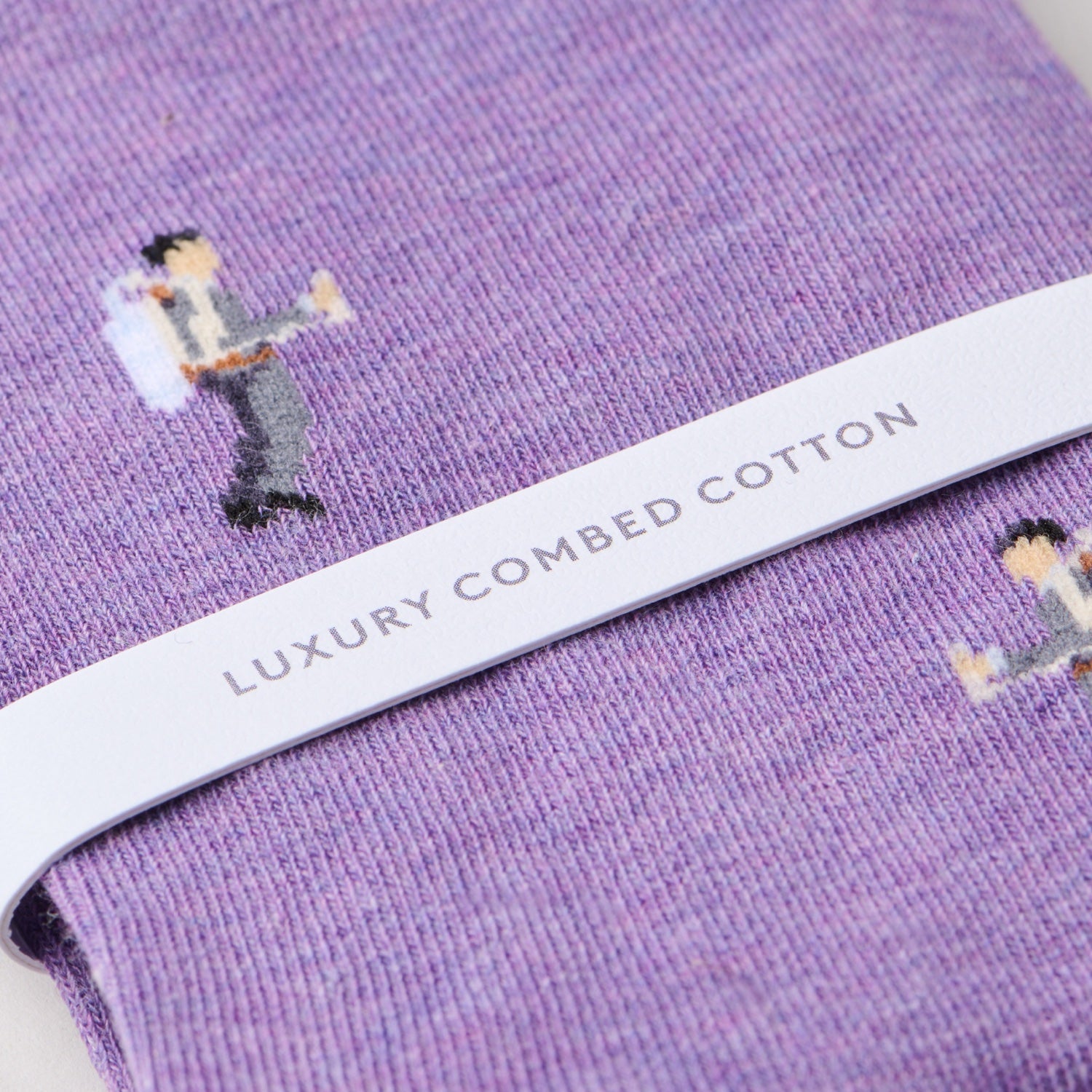 "The Violet Jetpack" James Bond Socks - By The London Sock Exchange